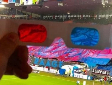 Το πρώτο 3D κορεό στην ιστορία το έκαναν οι οπαδοί της Βασιλείας και εντυπωσιάζει (βίντεο)